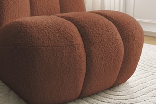 Fauteuil Janissaire - Orange - Tissu bouclette