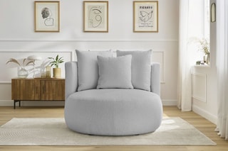 Fauteuil César - Gris clair