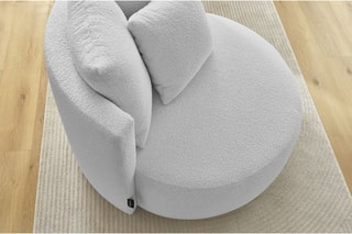 Fauteuil César - Gris clair