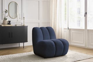 Fauteuil Janissaire - Bleu foncé