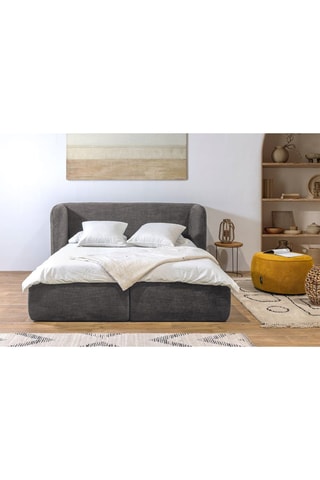 Lit-coffre Louise - Gris foncé