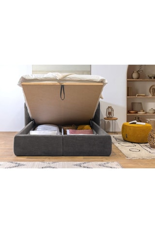 Lit-coffre Louise - Gris foncé