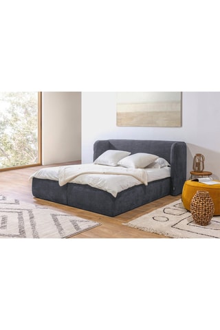 Lit-coffre Louise - Gris foncé