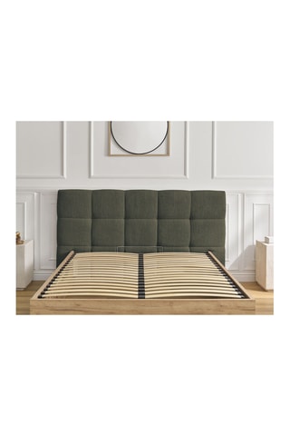 Lit-coffre avec sommier en bois Kumo