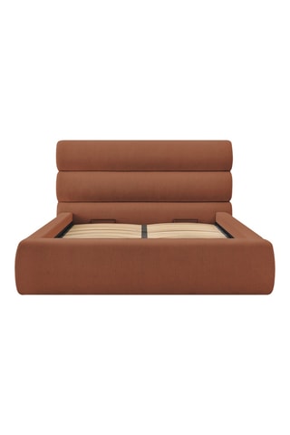 Lit-coffre avec sommier en bois Jagna