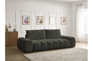 Canapé droit Everest - Vert - 3 places - En polyester