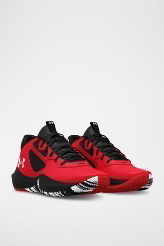 Sapatilhas de basquetebol em couro GS Lockdown 6 - Vermelho