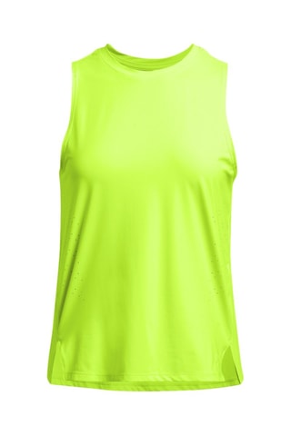 Camisola de alças de running - Verde-lima