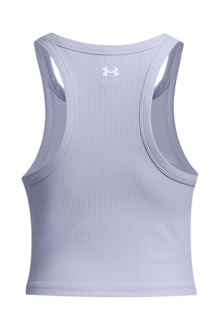 Camisola de alças de treino Meridian Rib Crop Tank - Malva
