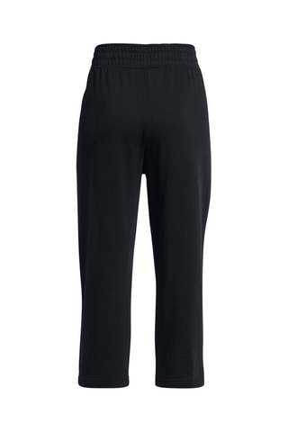 Calças polares 7/8 de cintura alta Rival Terry Crop Wide Leg - Preto