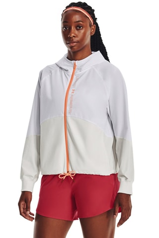 Corta-vento com capuz Sportstyle Windbreaker - Branco