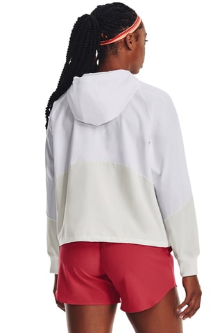 Corta-vento com capuz Sportstyle Windbreaker - Branco