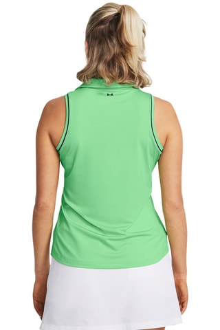 Polo de golfe sem mangas Playoff Jacq SL - Verde
