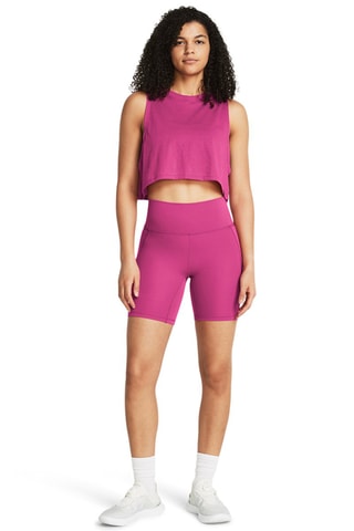 Panties de treino de cintura alta Meridian Bike Short 7in - Fúcsia
