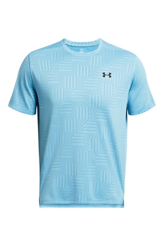 T-shirt de treino Tech vent Geotessa SS - Azul-celeste