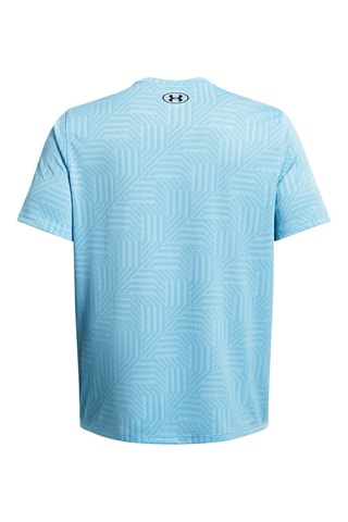 T-shirt de treino Tech vent Geotessa SS - Azul-celeste