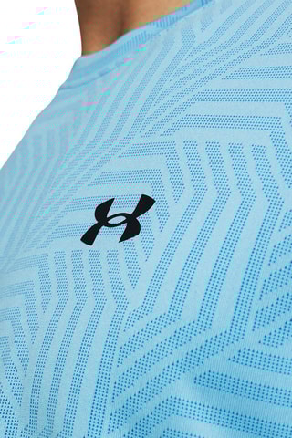 T-shirt de treino Tech vent Geotessa SS - Azul-celeste