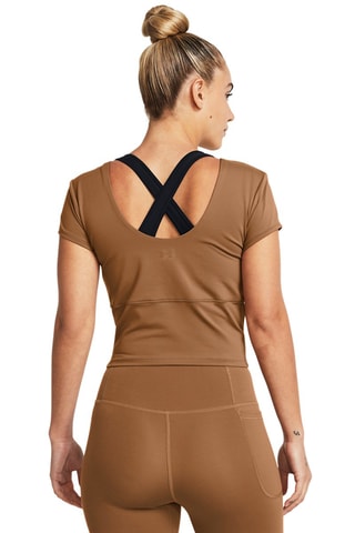 T-shirt de treino Meridian SS Fitted - Castanho