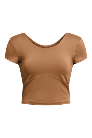 T-shirt de treino Meridian SS Fitted - Castanho