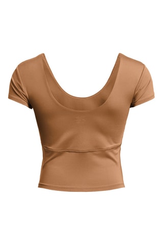 T-shirt de treino Meridian SS Fitted - Castanho