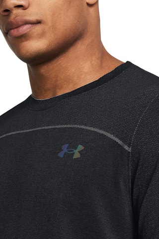 T-shirt de treino Rush Seamless Wordmark SS - Preto