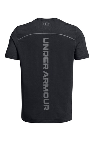T-shirt de treino Rush Seamless Wordmark SS - Preto