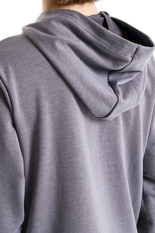 Sweat com capuz 
Cinzento