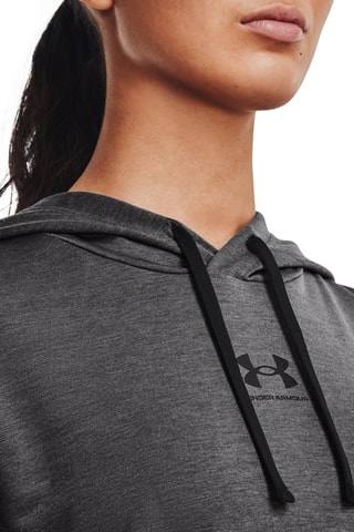 Sweat com capuz 
Cinzento
