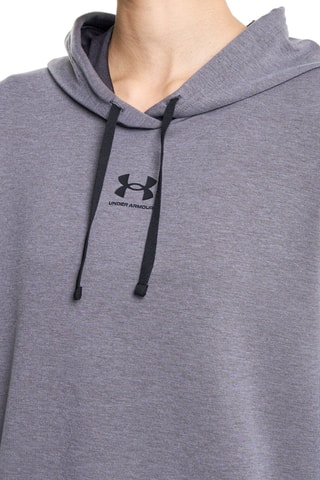 Sweat com capuz 
Cinzento