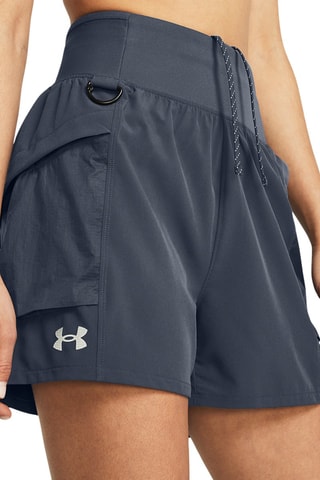 Calções de trail de cintura alta Trail Run Shorts - Cinzento