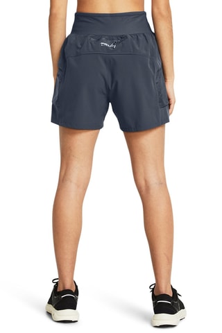 Calções de trail de cintura alta Trail Run Shorts - Cinzento