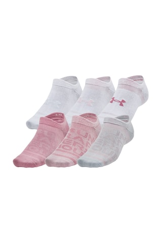 6 pares de meias Essential - Rosa