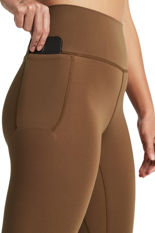 Leggings de treino de cintura subida Meridian - Castanho