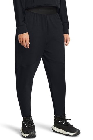 Calças tapered Journey Rib - Preto