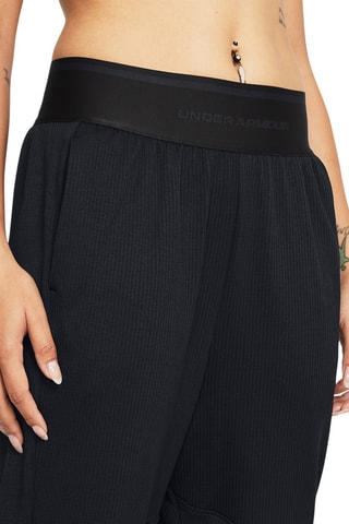 Calças tapered Journey Rib - Preto