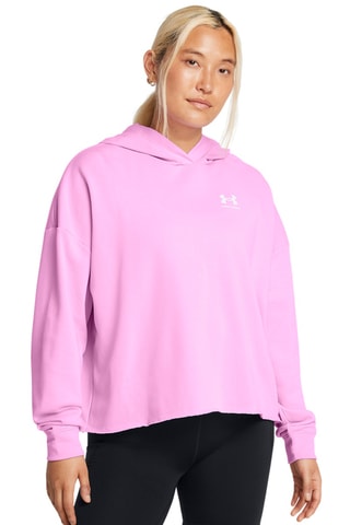 T-shirt com capuz Rival Terry - Rosa
