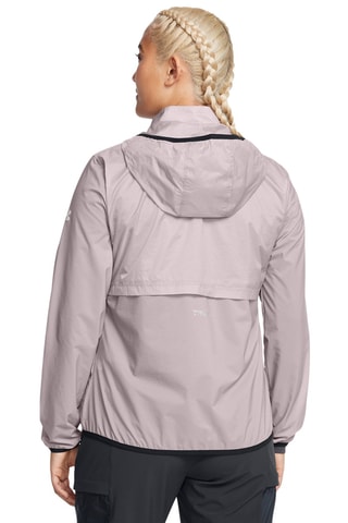 Corta-vento de running dobrável - Cinzento