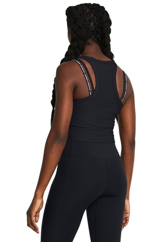 Camisola de alças Meridian Rib - Preto