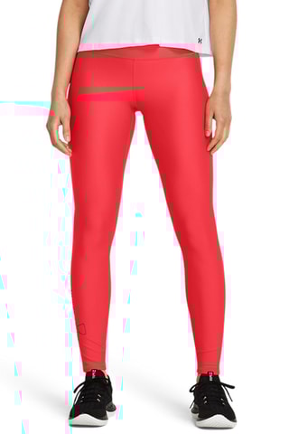 Leggings de treino de cintura subida Branded - Vermelho