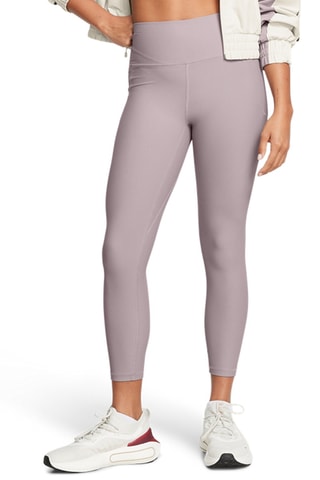 Leggings de treino de cintura subida Meridian Rib Ankle - Cinzento