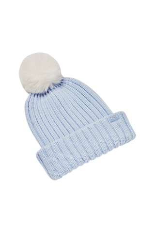 Gorro com pompom Halftime - Azul-celeste