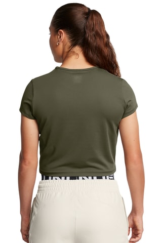 T-shirt cropped de treino Meridian - Verde-escuro