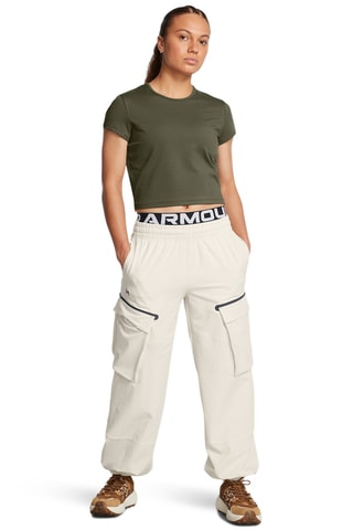T-shirt cropped de treino Meridian - Verde-escuro