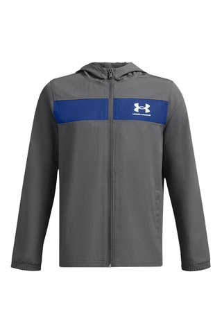 Corta-vento com capuz Sportstyle Windbreaker - Cinzento-escuro