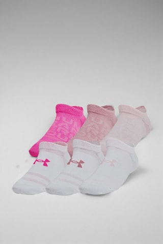 6 pares de meias Essential No Show - Rosa