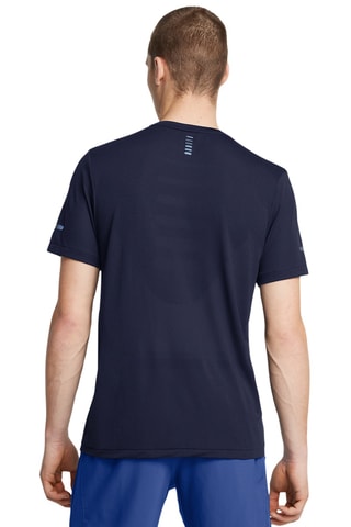 T-shirt de running Seamless Stride - Azul-marinho