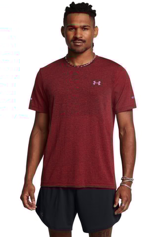 T-shirt de running Seamless Stride - Vermelho