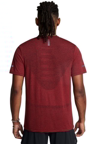 T-shirt de running Seamless Stride - Vermelho