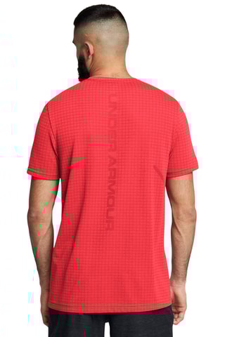 T-shirt de treino Vanish Seamless Grid - Vermelho