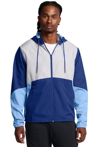 Corta-vento com capuz Icon Legacy Windbreaker - Azul-cobalto